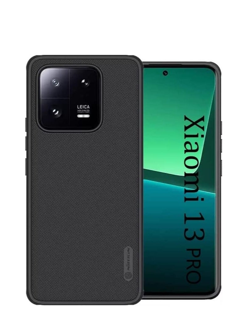 Nillkin Case for Xiaomi Mi 13 Pro Case Cover Super Frosted Shield Pro Matte All-Round Protection Shockproof Dual Layer Case Cover for Xiaomi 13 Pro Black - Image 1