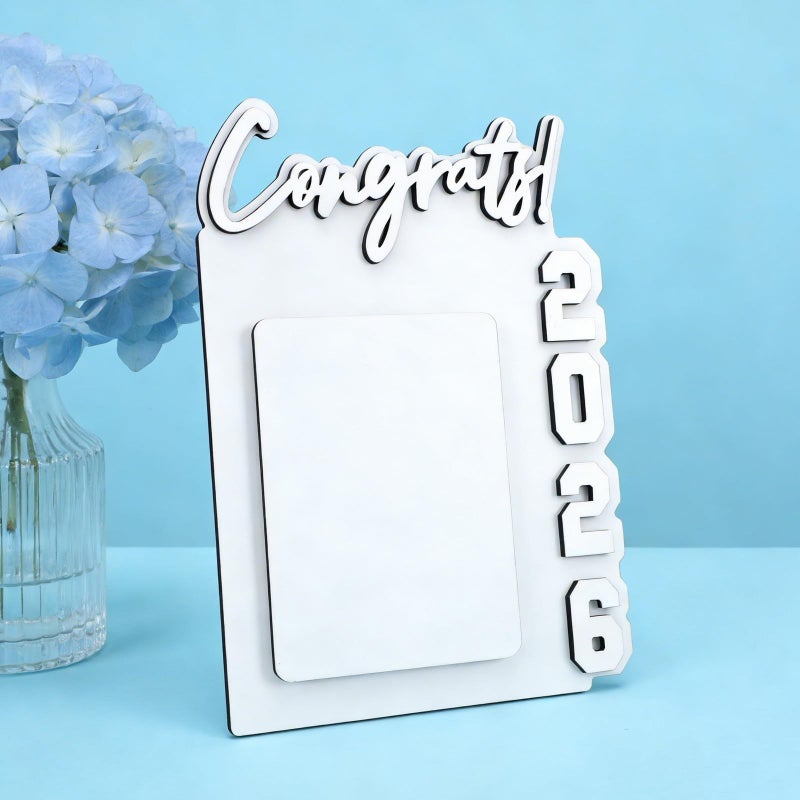 Graduation Picture Frame 2026 Wooden Photo Frame For Display Size 17 80X12 70X0 60CM - Image 5