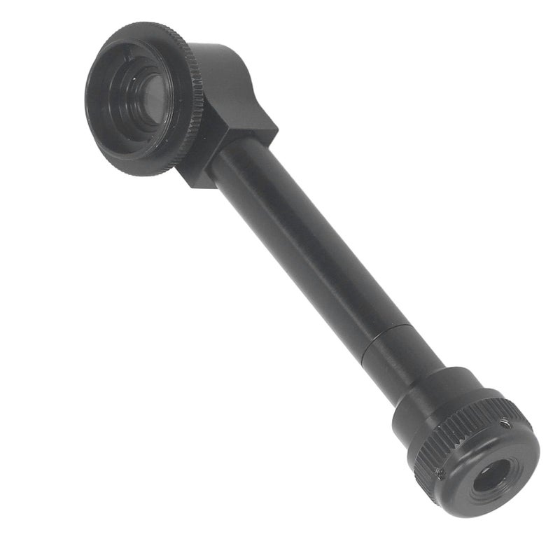 90 Degree Elbow Diagonal Eyepiece For Total Station Clear Optical Glass ABS Steel Type - Image 5