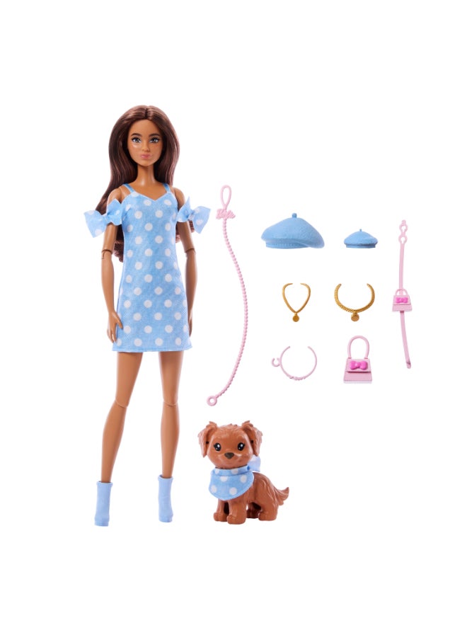 Barbie®️ Twinning Looks - Brunette Doll - Image 5