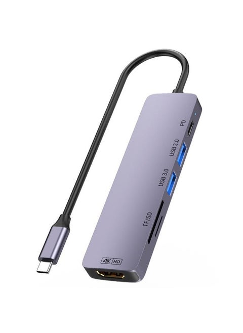 Typec Expansion Dock Usb3.0hub Splitter Converter Applicable To Notebook Tablet Computer Mobile Phone Extender