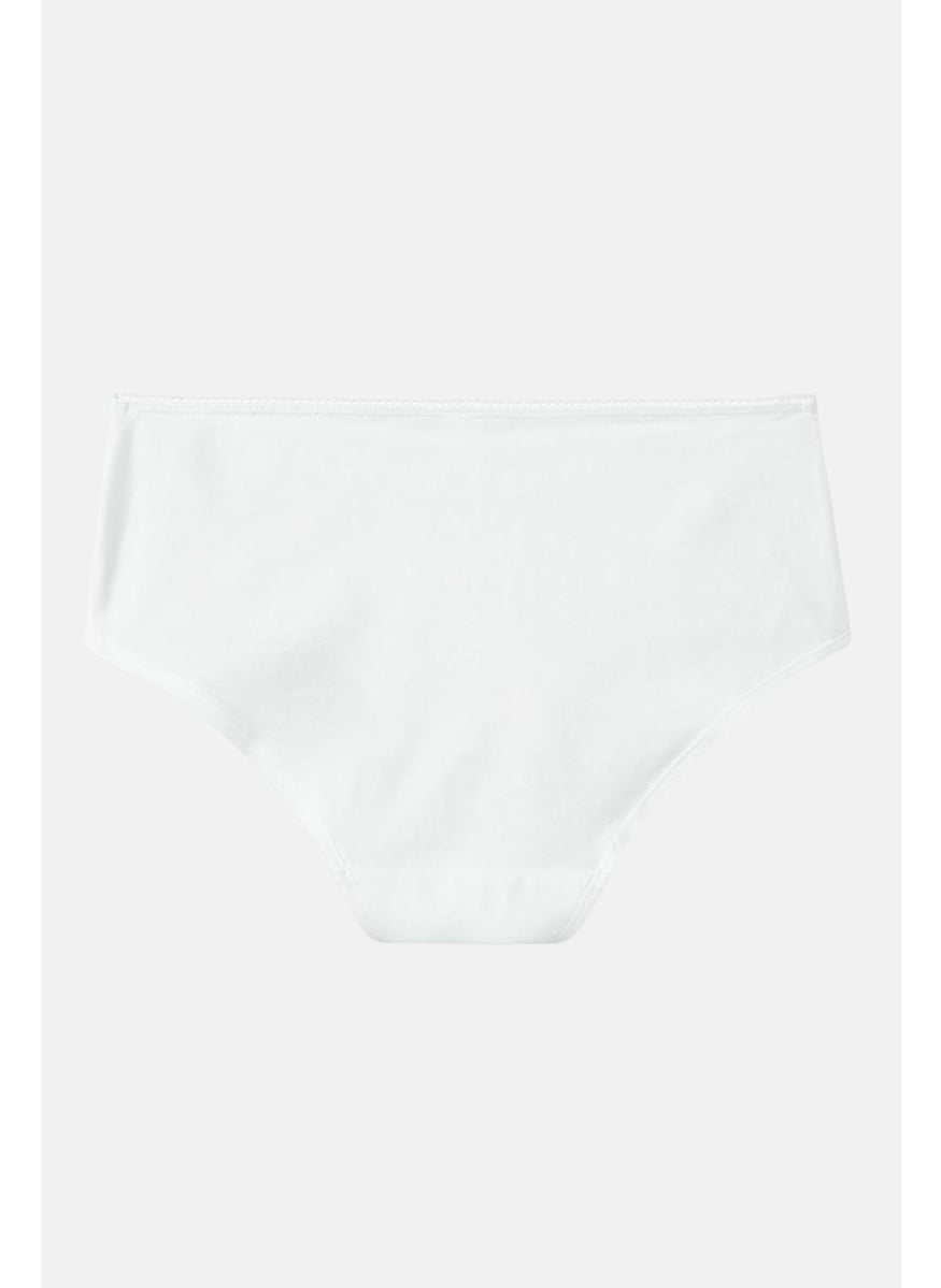Tchibo Women 2 Pieces Textured Panties, White  - Image 4