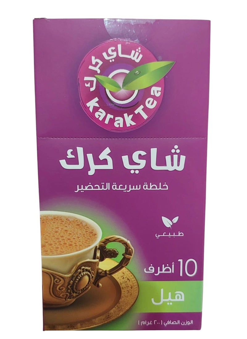 Karak Tea Karak tea with cardamom, package of 10 sachets, 200 grams  - Image 2