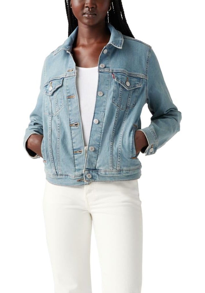 Levi's Women's Premium Original Trucker Jacket in Jeanie, XS - Image 1