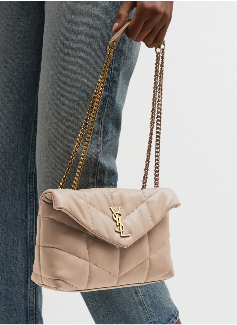 Yves Saint Laurent - Lou Puffer Toy YSL Shoulder Bag in Quilted Leather - Image 1