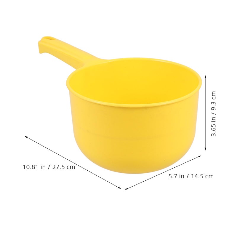 3Pcs Thickened Water Ladles Long Handle Scoops for Kitchen Bathroom and Flower Watering - Image 3
