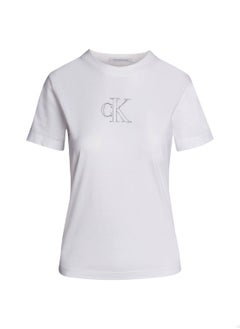 Women's Monogram T-Shirt - Cotton jersey, White - pzsku/ZC3BD2D7AEFDD406B27CEZ/45/_/1723739270/966e8989-ee2b-4d9f-a760-37a3232a1043