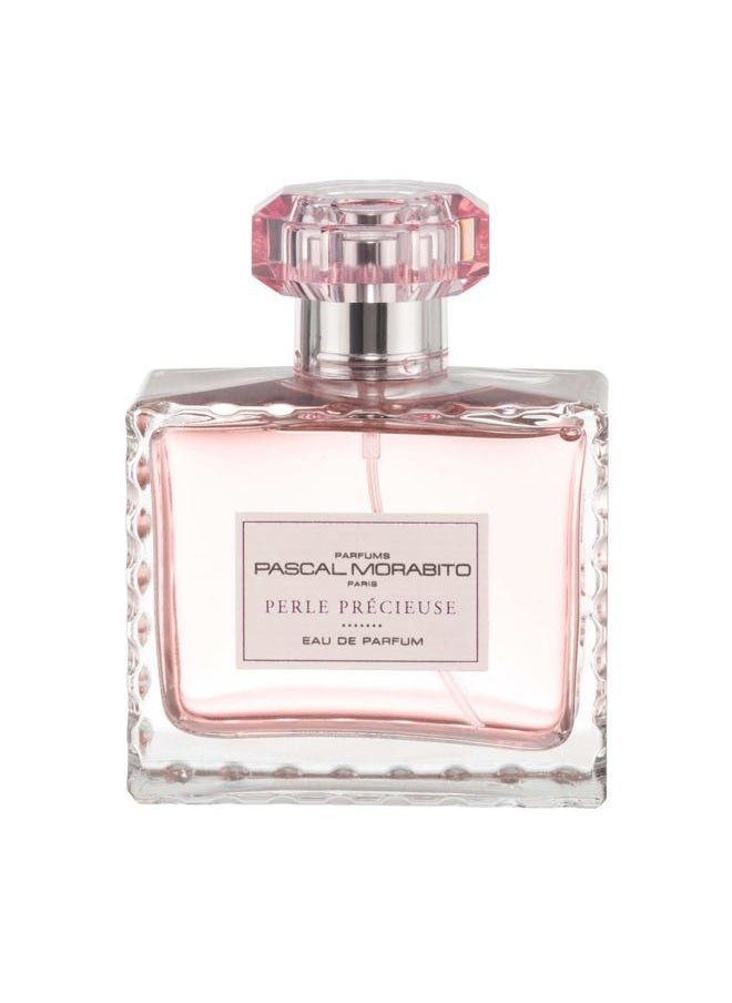 PASCAL MORABITO Perle Precieuse- 3.4 Oz Eau De Parfum - Fragrance Mist For Women - Powdery Floral Musk Scent - Perfume Spray With Mandarin, Pear, Rose, Musk, Vanilla Accords  - Image 1