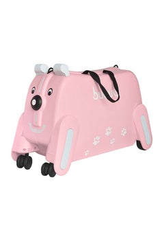 Generic Children'S Trolley Suitcase Can Be Ridden And Seated, Pink  - Image 1