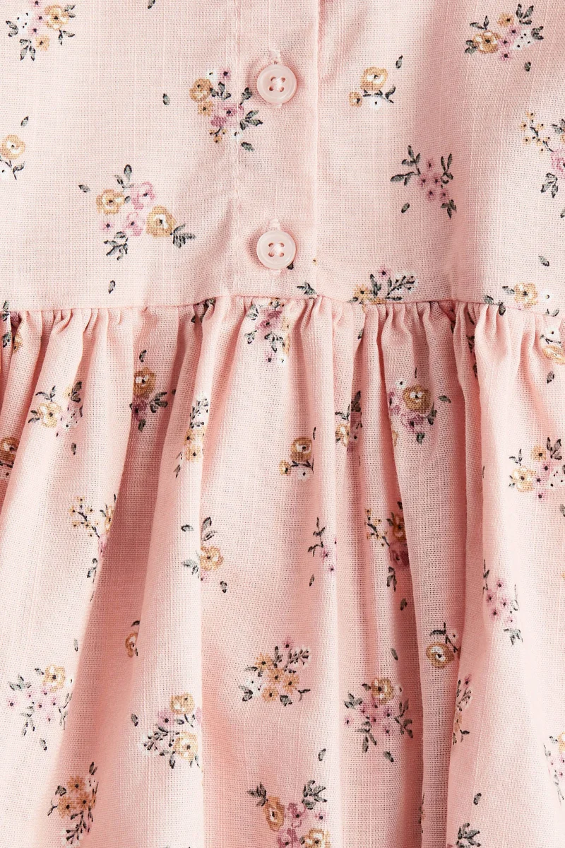 اتش اند ام فستان قطني مطبوع