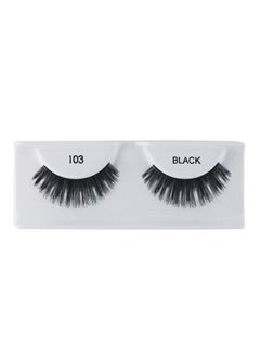 SARA Sara Strip 103 Black Eyelashes – Natural-Looking, Reusable False Lashes for Full Volume & Length  - Image 2