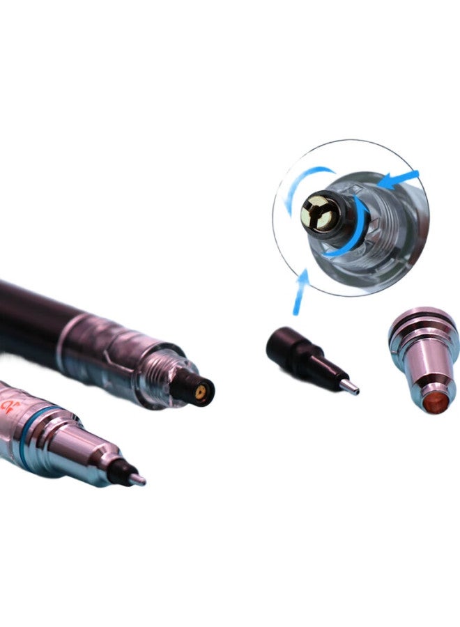 Uni Mitsubishi (Uni) Kurutoga Mechanical Pencil, 0.5Mm, Continuous Lead, For Drawing, Students' Exams, And Activities, M5-559, Black Barrel, Single Pencil - Image 3