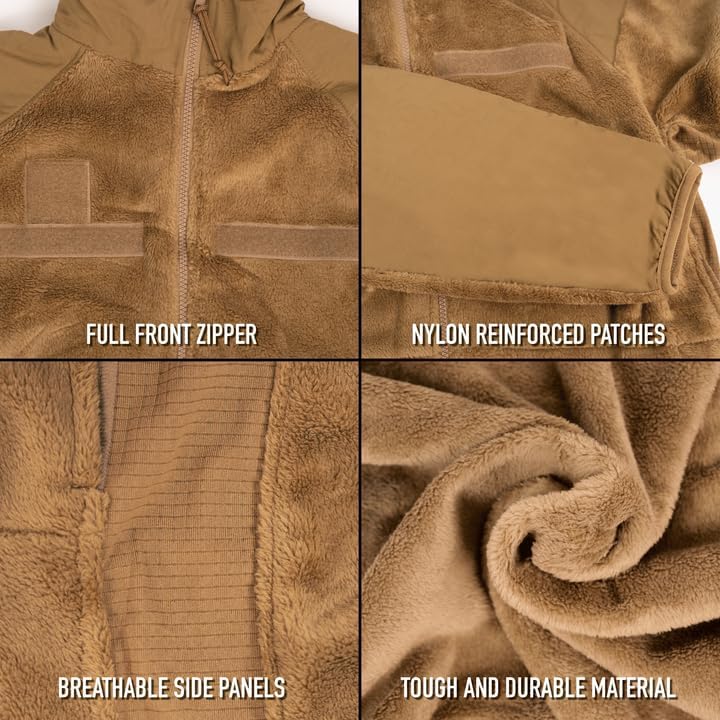 ROTHCO Gen III Level 3 ECWCS Fleece Jacket - Warm and Comfortable Cold Weather Coat - Image 4
