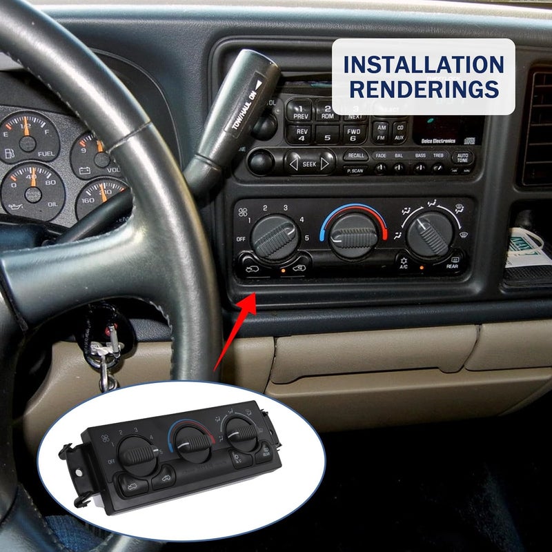 DICMIC Front A/C Heater Climate Control Module for Chevrolet and GMC Vehicles - Image 4