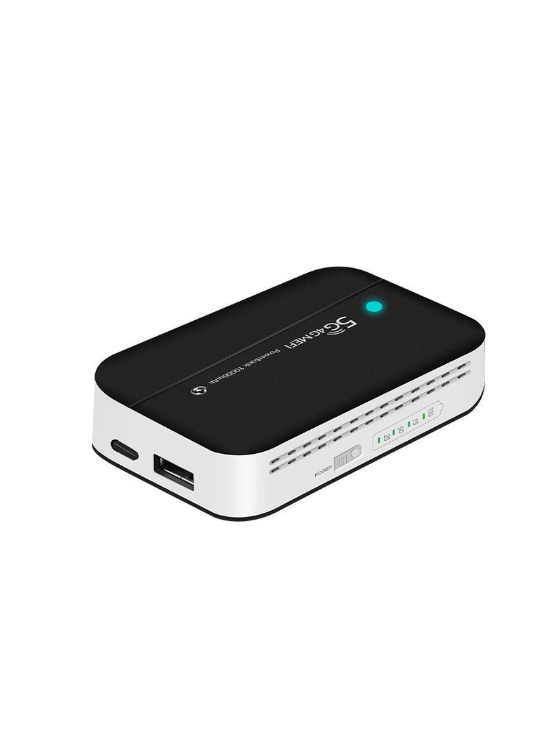 4G LTE Mobile router, type-C USB hotspot, 10000MA and power ban kpw100 - Image 1