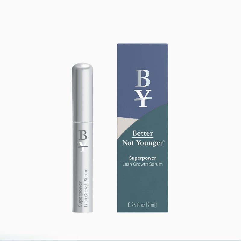 Better Not Younger Superpower Lash Serum (7ml) Lash Conditioner with Peptides, Vitamins & Nutrients - Enhancing Serum for Thicker, Fuller and Longer Lashes - Cruelty-Free - Image 1
