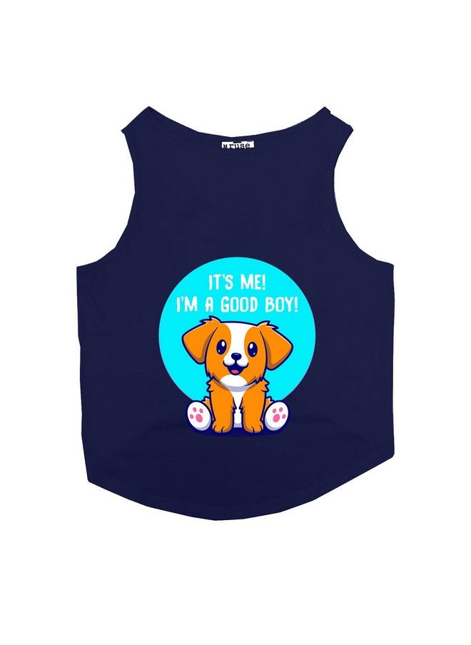 rusepin Set Of 2 Gonna Soak Pup The Sun & I M A Good Boy Printed Dog Tank Round Neck Sleeveless Vest T-Shirt/Tees Apparel/Clothes/Combo Tees Gift For Dogs(Red & Navy/Xxl (Saint Bernard, Great Dane Etc.)  - Image 5