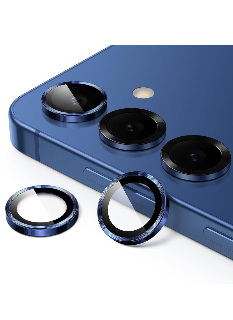 BORTONY Samsung Galaxy S25 5G Camera Lens Protector 9H Tempered Glass Metal Individual Ring Cover Easy Installation For Samsung Galaxy S25 6.2-inch  - Image 1