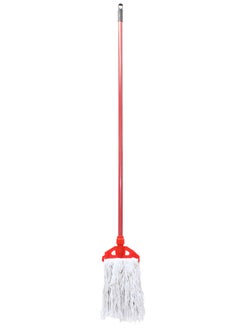 CEPILLO Long Handle Cleaning Broom brush +  Dustpan with broom +  Floor Cleaning Wet Mop Red/White, combo SET OF 3  - Image 4