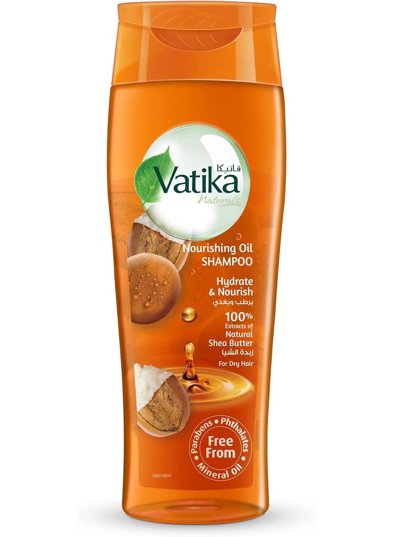 Vatika Nourishing Oil Shampoo Hydrate &Nourish Natural Shea Butter For Dry Hair-425 Ml - Image 1