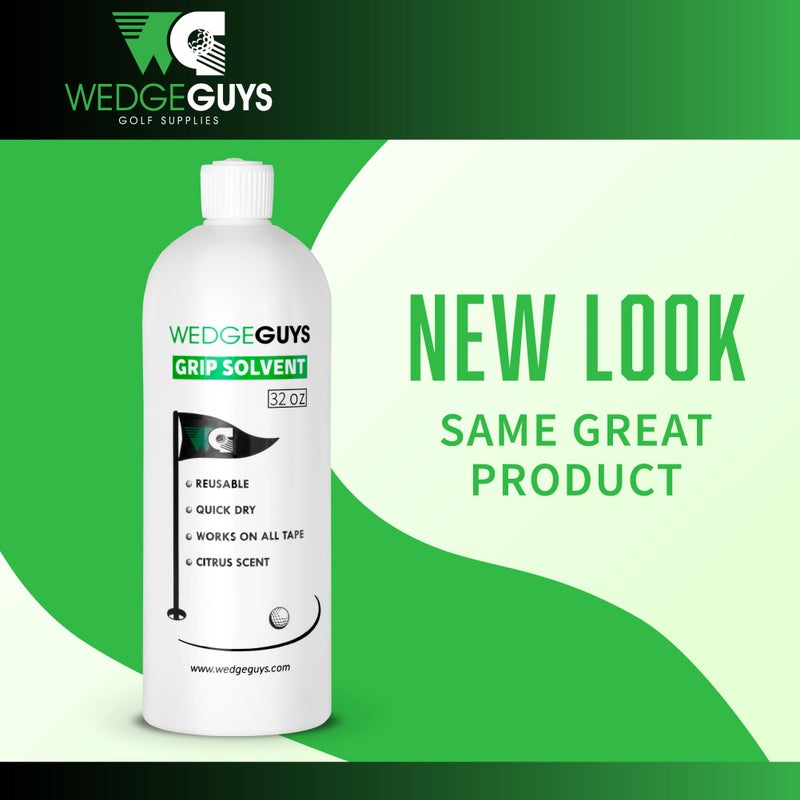 Wedge Guys شريط قبضة الجولف الاحترافي من ويدج غايز مع محلول لإعادة تركيب الأندية | محلول قبضة الجولف لإعادة التركيب السهلة وإصلاح الأندية - Image 2