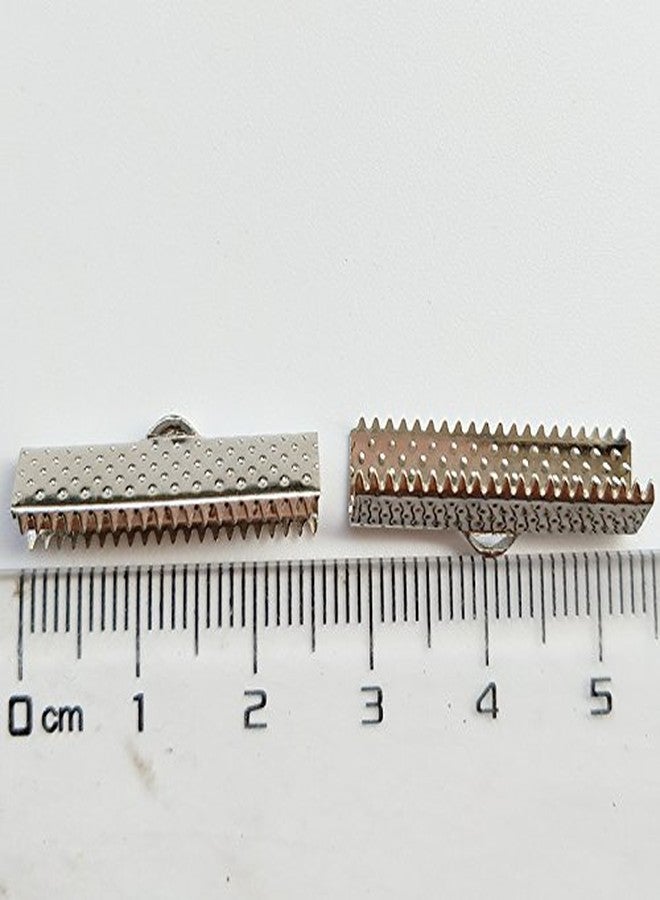 شينكو كرافت مجموعة من 6 ألوان من Chenkou Craft، 240 قطعة من الخرز السائب، مقاس 25 مم، مشابك شريطية، نهاية علامات المجوهرات (25 × 7 مم) - Image 2