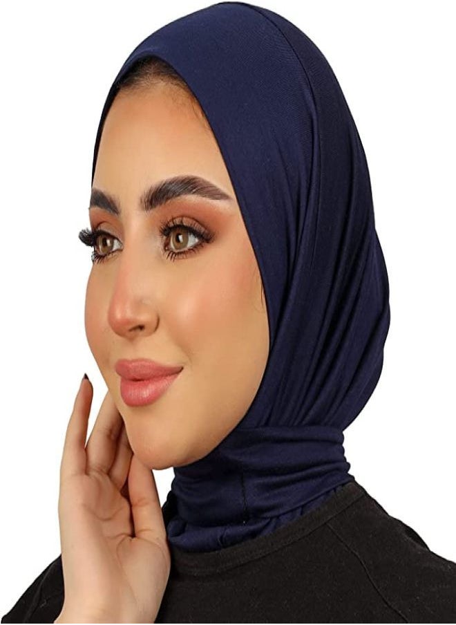 Fatah Kuwaiti Bonnet- anti-rust Pins - Navy Blue 