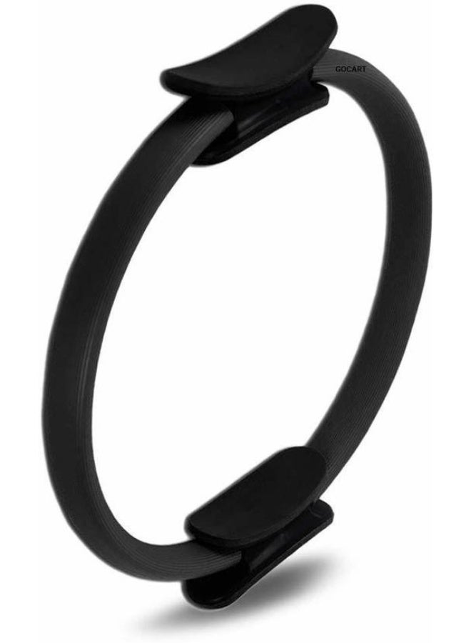Gocart GOCART 32CM Yoga Pilates Ring Fitness Circle Muscles Body Exercise Pilates Ring  (Black)  - Image 1