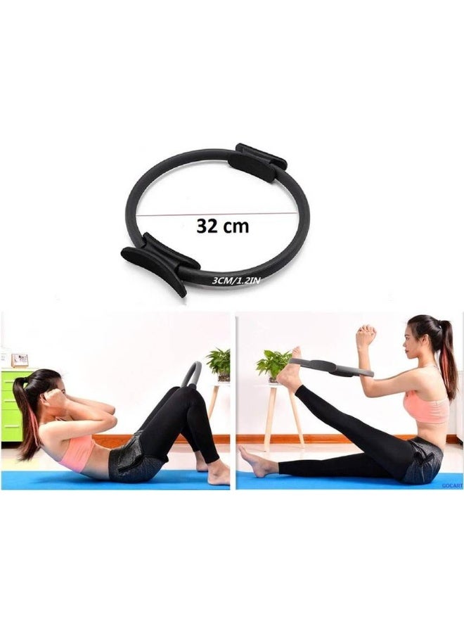 Gocart GOCART 32CM Yoga Pilates Ring Fitness Circle Muscles Body Exercise Pilates Ring  (Black)  - Image 3