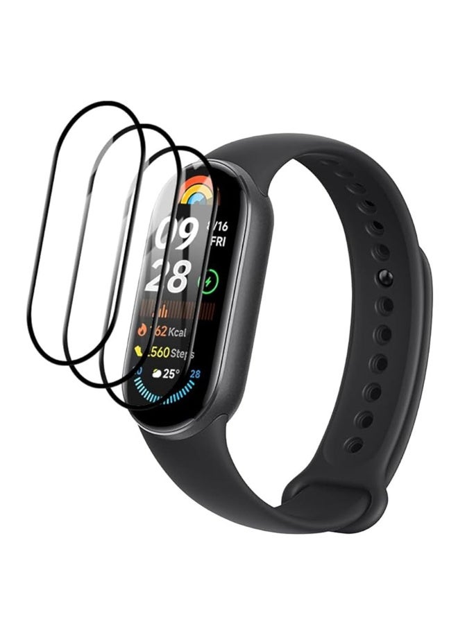 3 Pack Screen Protector for Xiaomi Smart Band 10 Full Cover Composite Membrane for SmartWatch Smartwatch Protector Film with Anti-Scratch and Bubble-Free - Image 1