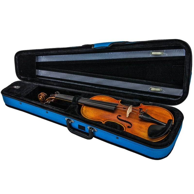 SKY Violin Triangle Case Lightweight Full Size Sky Blue Color - Image 2