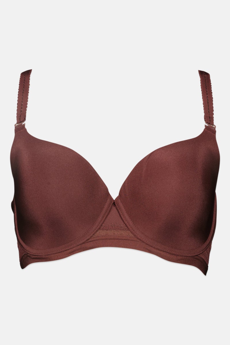 TRIUMPH حمالة صدر نسائية مبطنة بسيطة، بني - Image 2