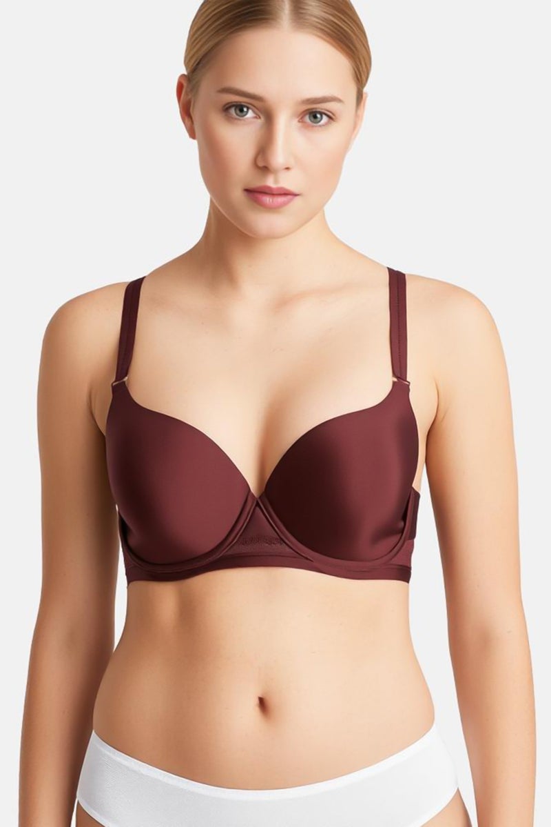 TRIUMPH حمالة صدر نسائية مبطنة بسيطة، بني - Image 1