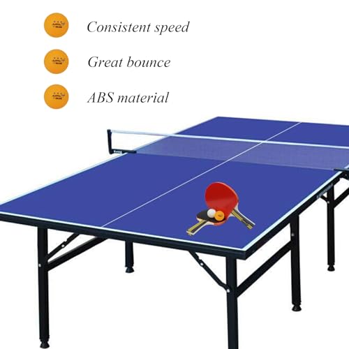 MAPOL 50- Pack Orange 3-Star Premium Ping Pong Balls Bulk,Advanced Training Table Tennis Ball - Image 3