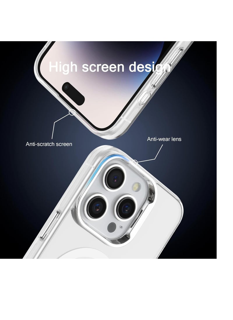 ماركة غير محددة - Case For Samsung Galaxy A15 Case Crystal Clear [Not Compatible with MagSafe] Soft TPU Gel Case Flexible Silicone Anti-Scratch Transparent TPU Cover - Clear - Image 1