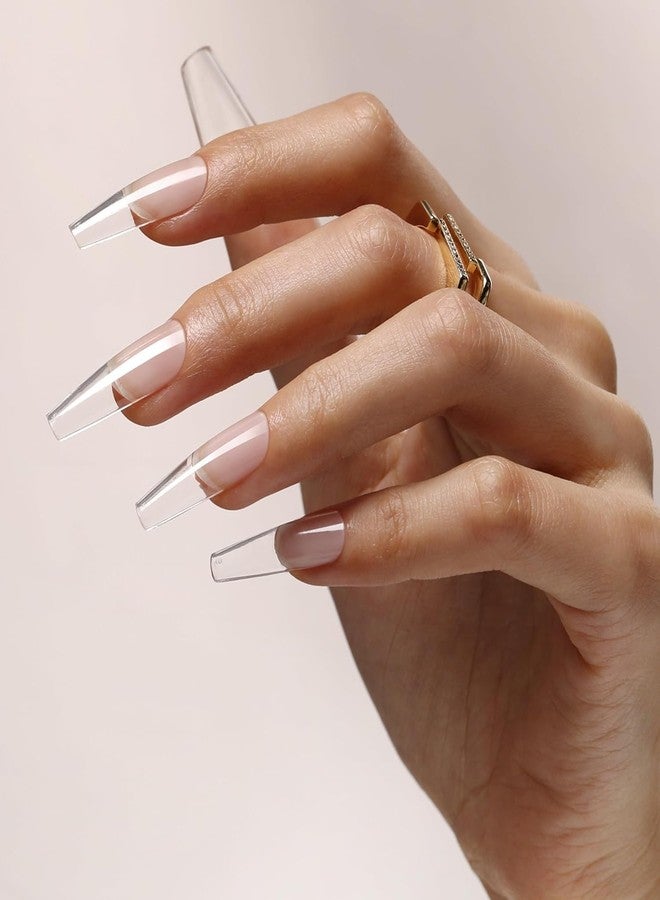 Bluesky Soft Gel Nail Tips - Coffin. False Nail Tips for Nail Extensions - 500 Pieces. Strong, flexible and fits all nail sizes. - Image 4