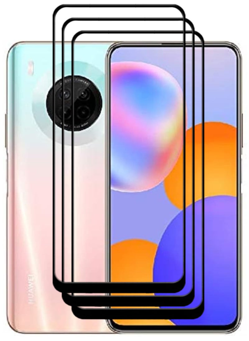 ACLIX 3 Pieces Antistatic ESD Dustproof Premium Quality High Definition Tempered Glass Screen Protector Designed For Huawei Y9a - Image 1