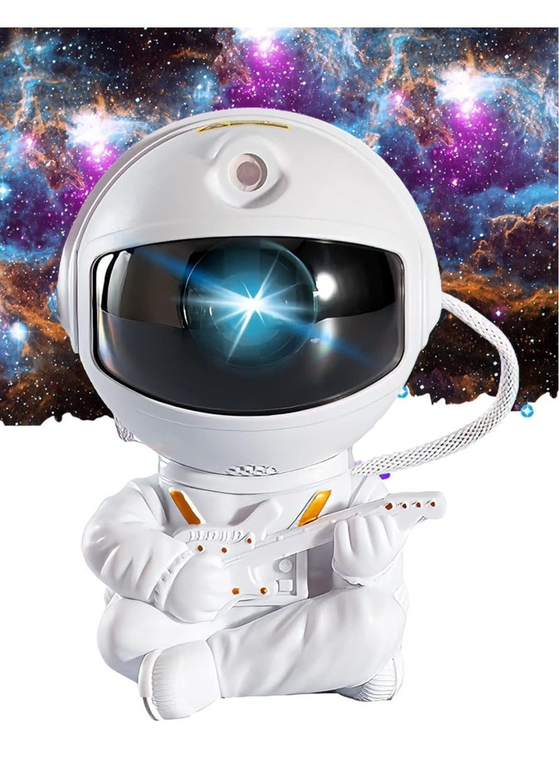 Star Projector Night Light with Timer, Remote Control and 360°Adjustable Design, Astronaut Nebula Galaxy Night Light Projector for Children Adults Baby Bedroom, Party Room and Game Room - Image 1