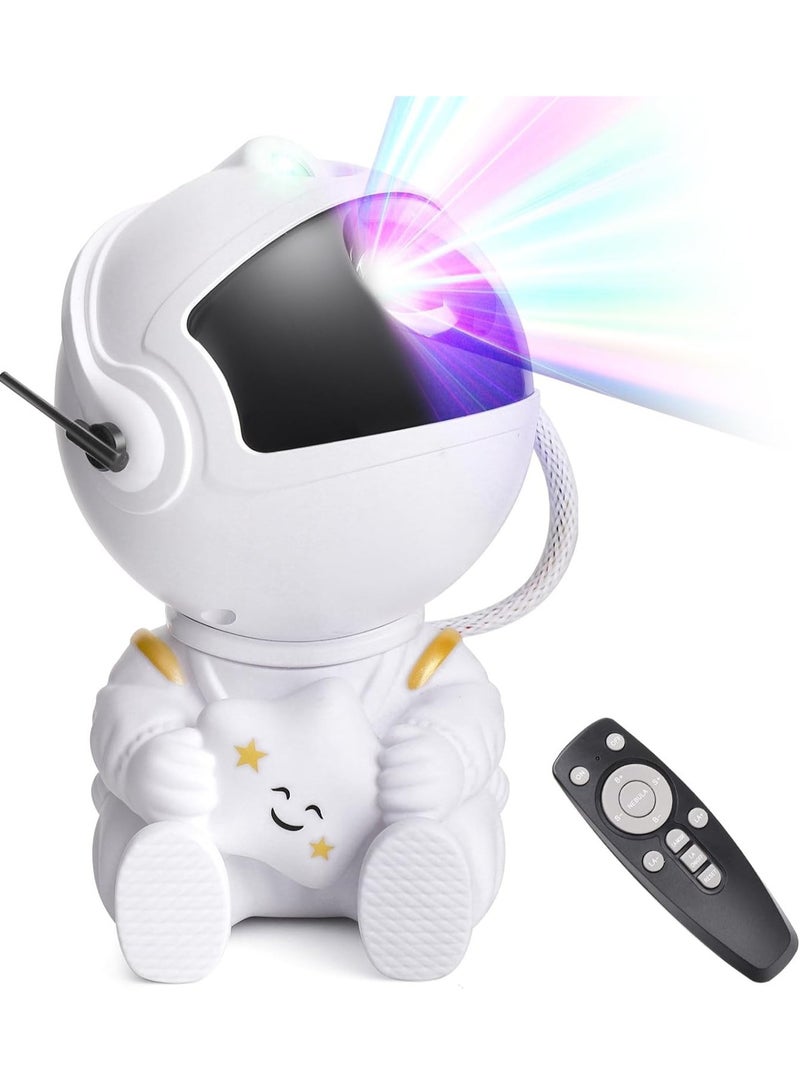 Star Projector Night Light with Timer, Remote Control and 360°Adjustable Design, Astronaut Nebula Galaxy Night Light Projector for Children Adults Baby Bedroom, Party Room and Game Room - Image 4