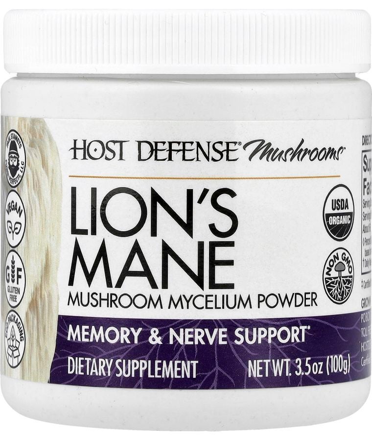 Lion's Mane Mushroom Mycelium Powder 3.5 oz (100 g)