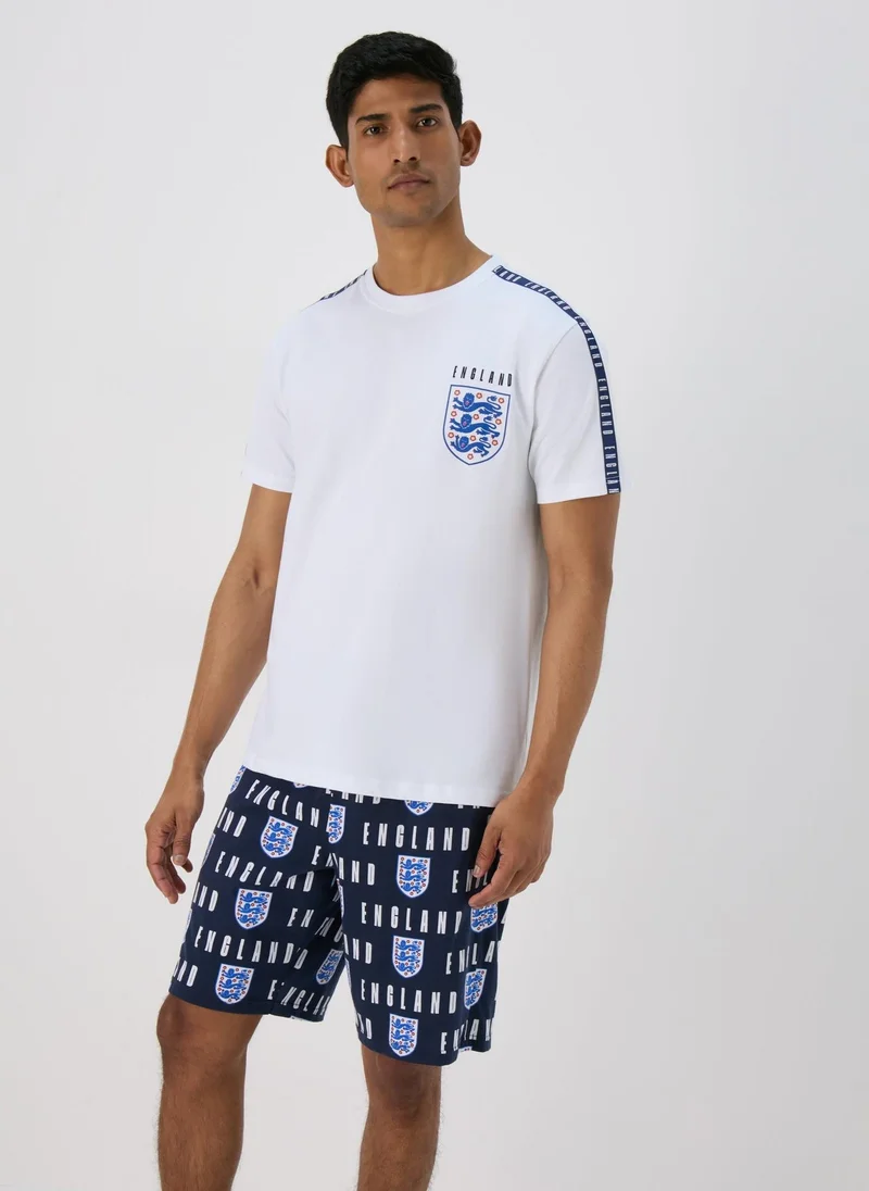 Matalan England White Pyjama Set