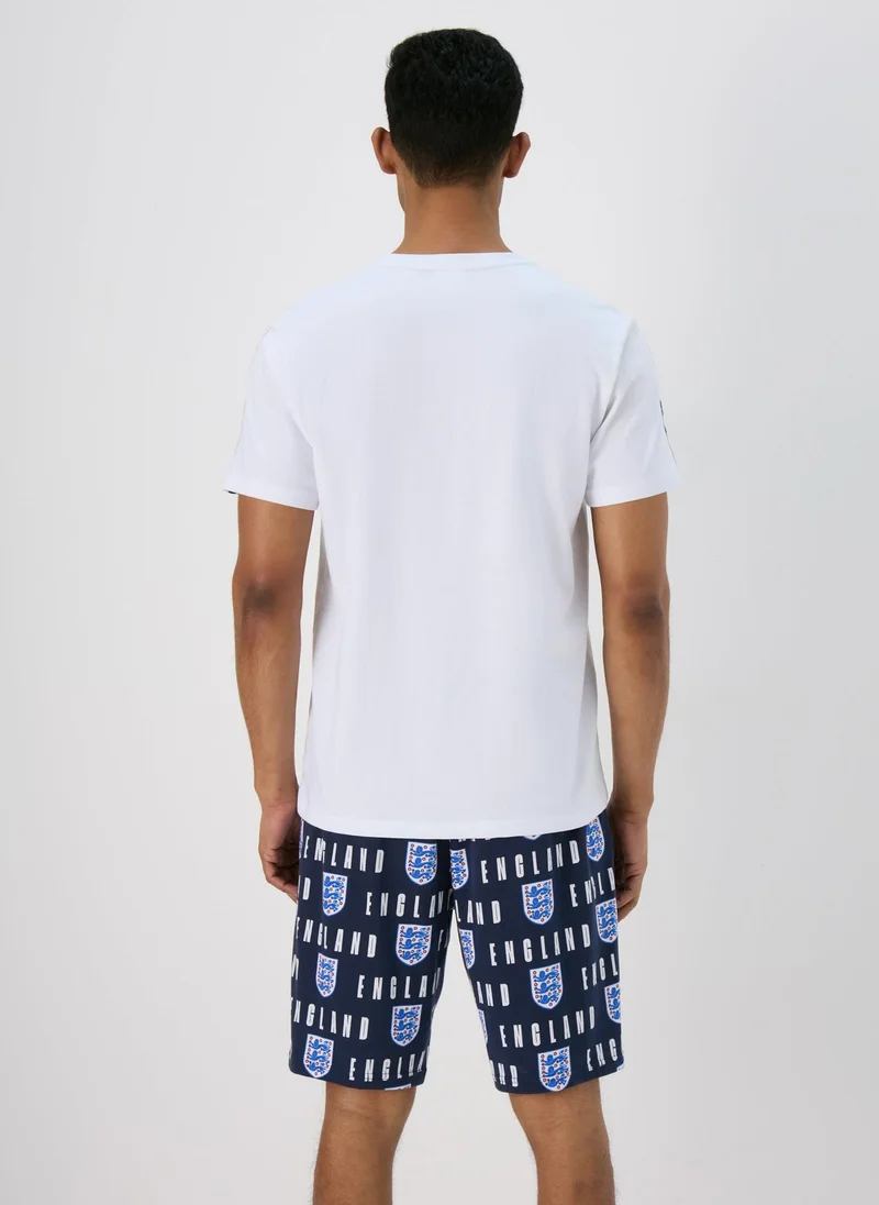 Matalan England White Pyjama Set