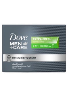 DOVE MEN 3 In 1 Refreshing Cleansing Bar Extra Fresh  - Image 1