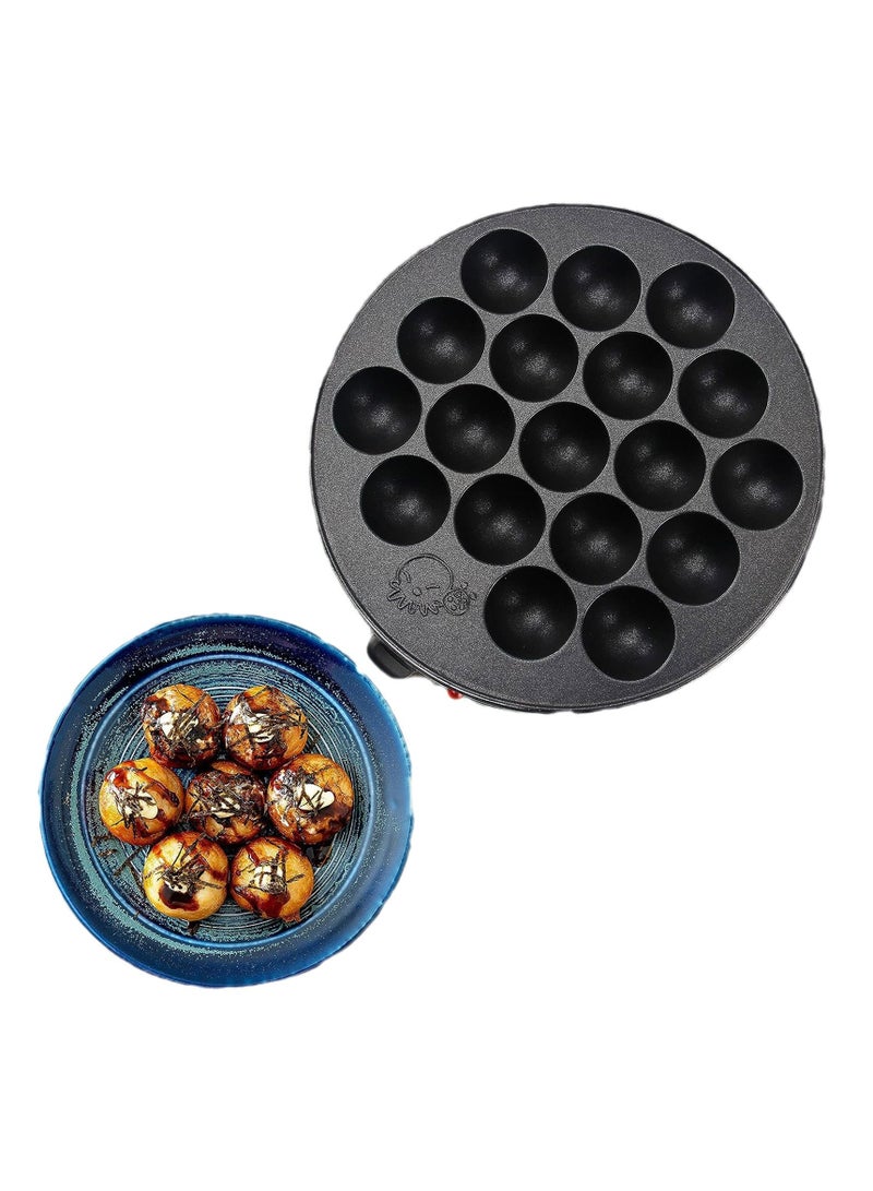 110V Octopus Roast Machine Household 18-hole Fish Ball Shrimp Ball Electromechanical Cake Pan Egg Waffle Machine British Specification - Image 2