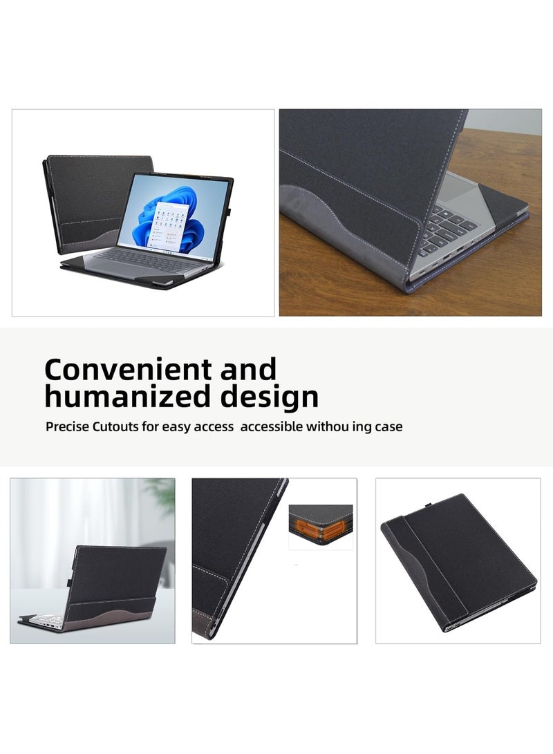 Laptop Case Compatible with HP ZBook Firefly 14 G7 / ZBook Firefly 14 G8 14 inch 【Not Other Models】 All Inclusive Drop Case PU Leather Inside Pocket Cover - Image 2