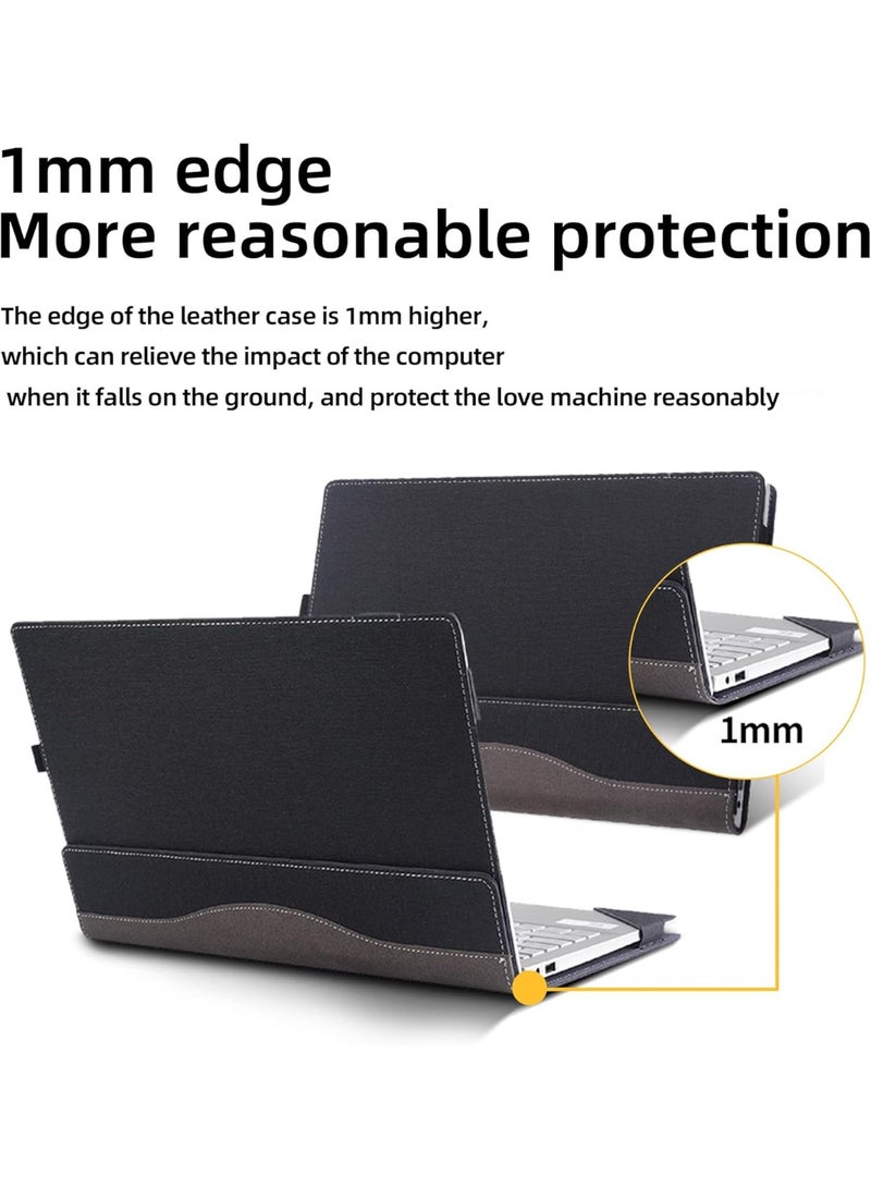 Laptop Case Compatible with HP ZBook Firefly 14 G7 / ZBook Firefly 14 G8 14 inch 【Not Other Models】 All Inclusive Drop Case PU Leather Inside Pocket Cover - Image 3