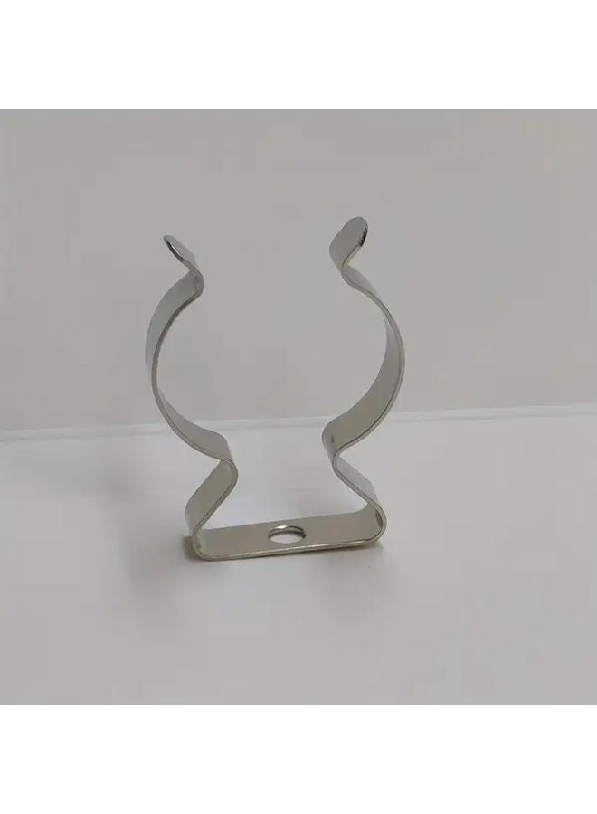 5 Pack 25mm Spring Steel Tool Storage Clips Durable Metal Organizer With Multiple Hooks - Image 3