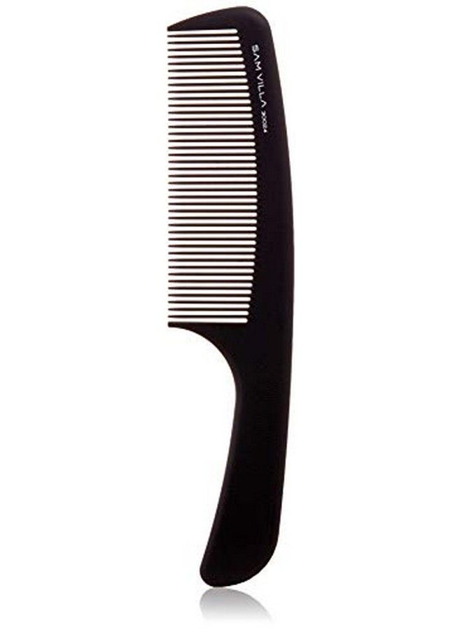 Sam Villa Signature Series Professional Detailing And Taper Tail Handle Comb Black - Image 2