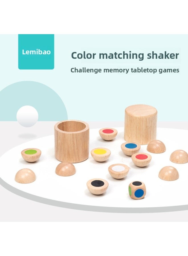 Children's Educational Desktop Game Color Matching Rocking Music Observation Concentration Training Memory Toys Wholesale-Color:JX-Color Matching Shake  - Image 1