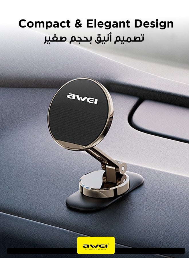 أوي حامل سيارة مغناطيسي قابل للطي X77 - حامل هاتف مغناطيسي قابل للطي للسيارة، مدمج، موثوق وسهل الاستخدام، متوافق مع آيفون وأندرويد - Image 4